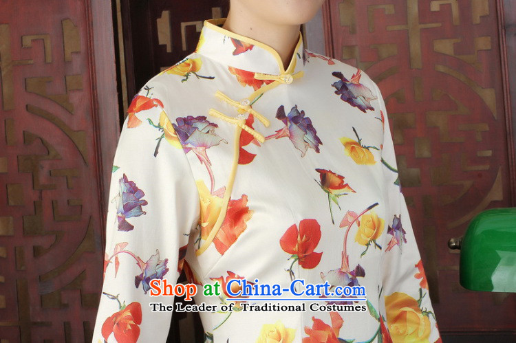It new cheongsam with daily retro qipao autumn skirt Fashion collar Chinese improved graphics thin qipao republic of korea dresses figure S picture, prices, brand platters! The elections are supplied in the national character of distribution, so action, buy now enjoy more preferential! As soon as possible.