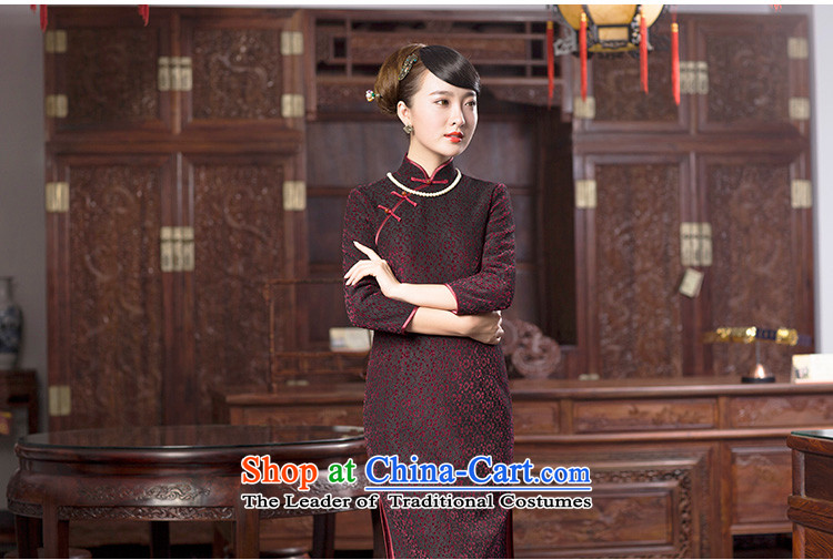 Love of birds spring 2015 new lace wool composite cheongsam dress improved stylish long qipao figure L picture, prices, brand platters! The elections are supplied in the national character of distribution, so action, buy now enjoy more preferential! As soon as possible.