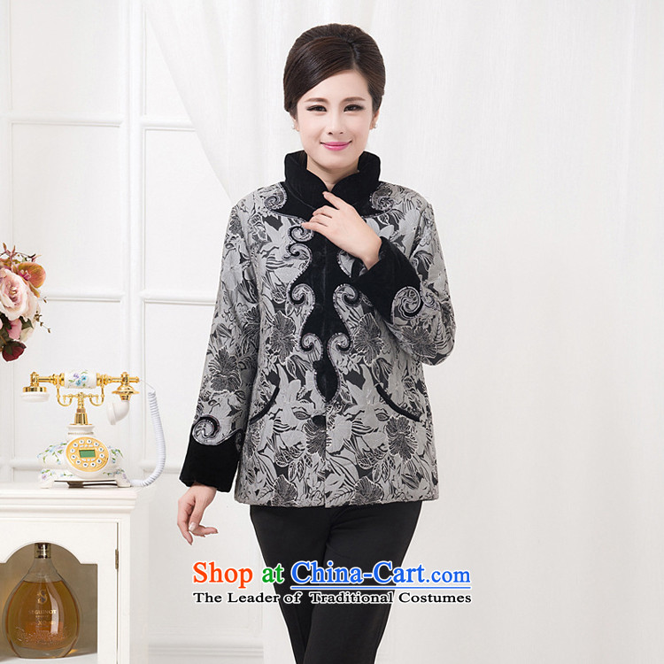 The south-east of winter clothing 2015 fezzes present new Tang dynasty ãþòâ middle-aged female-mother replacing cotton coat with Tang Dynasty Ms. Mama XXXL Gray Photo, prices, brand platters! The elections are supplied in the national character of distribution, so action, buy now enjoy more preferential! As soon as possible.