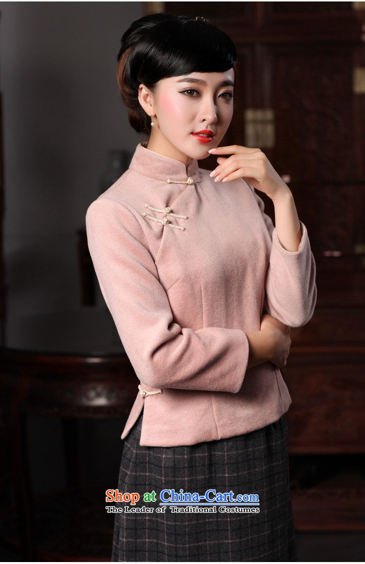 Love of birds from 2015 Spring new long-sleeved Tang dynasty gross? t-shirt female QC595 cheongsam pink S picture, prices, brand platters! The elections are supplied in the national character of distribution, so action, buy now enjoy more preferential! As soon as possible.