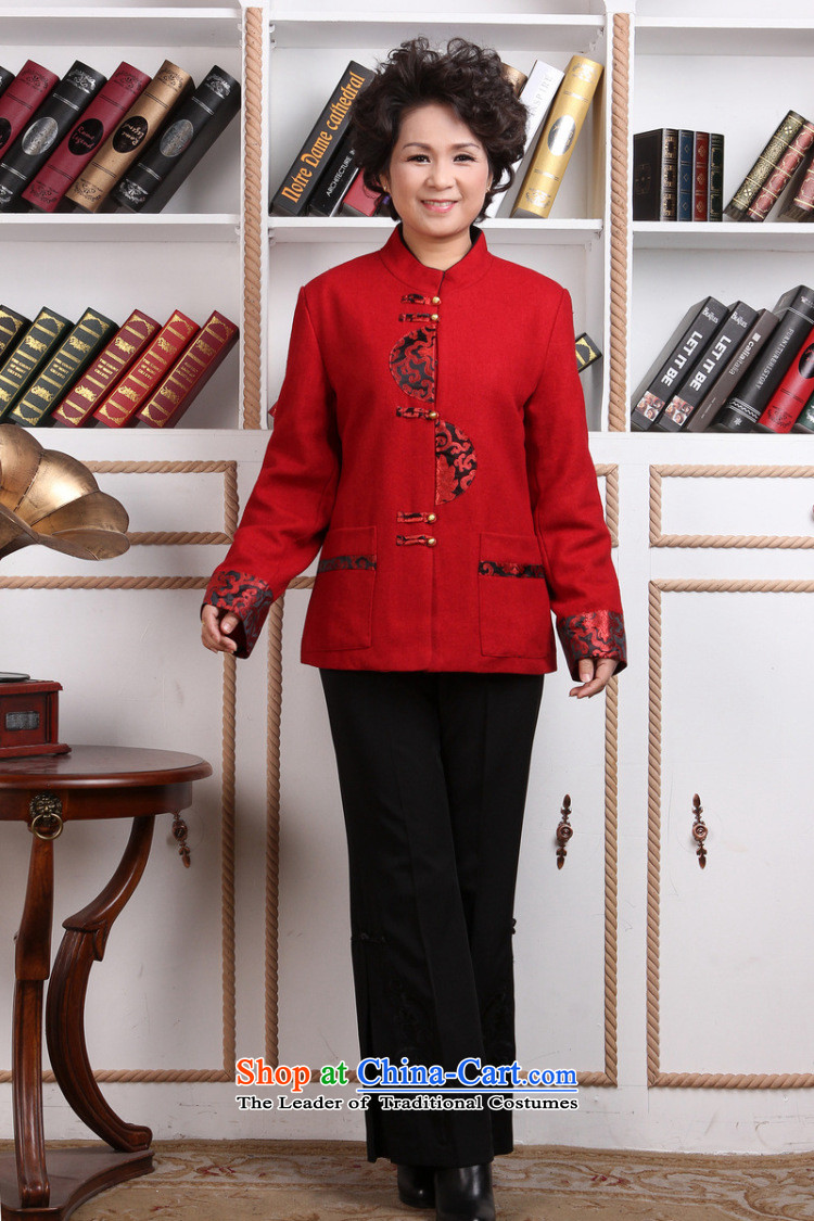 158 Jing in older women Tang dynasty winter coats blouses Mock-neck Tang dynasty women wool? Tang Dynasty - 1 red jacket 2XL Photo, prices, brand platters! The elections are supplied in the national character of distribution, so action, buy now enjoy more preferential! As soon as possible.