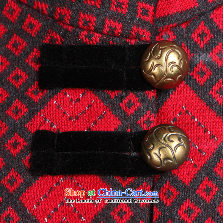 158 Jing in older women Tang dynasty winter coats blouses Mock-neck Tang dynasty women wool? Tang Dynasty - 1 black jacket red grille flower XL Photo, prices, brand platters! The elections are supplied in the national character of distribution, so action, buy now enjoy more preferential! As soon as possible.
