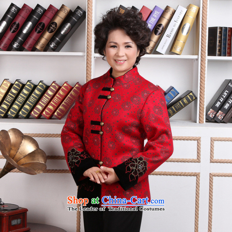 158 Jing in older women Tang dynasty winter coats blouses Mock-neck Tang dynasty women wool? Tang Dynasty - 1 black jacket red grille flower XL Photo, prices, brand platters! The elections are supplied in the national character of distribution, so action, buy now enjoy more preferential! As soon as possible.