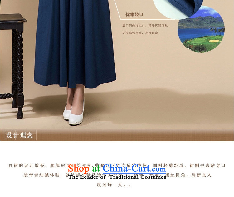 A Pinwheel Without Wind Tsing Yi New ink pack literature small fresh autumn rayon body long skirt ethnic elegant long skirt green are code picture, prices, brand platters! The elections are supplied in the national character of distribution, so action, buy now enjoy more preferential! As soon as possible.