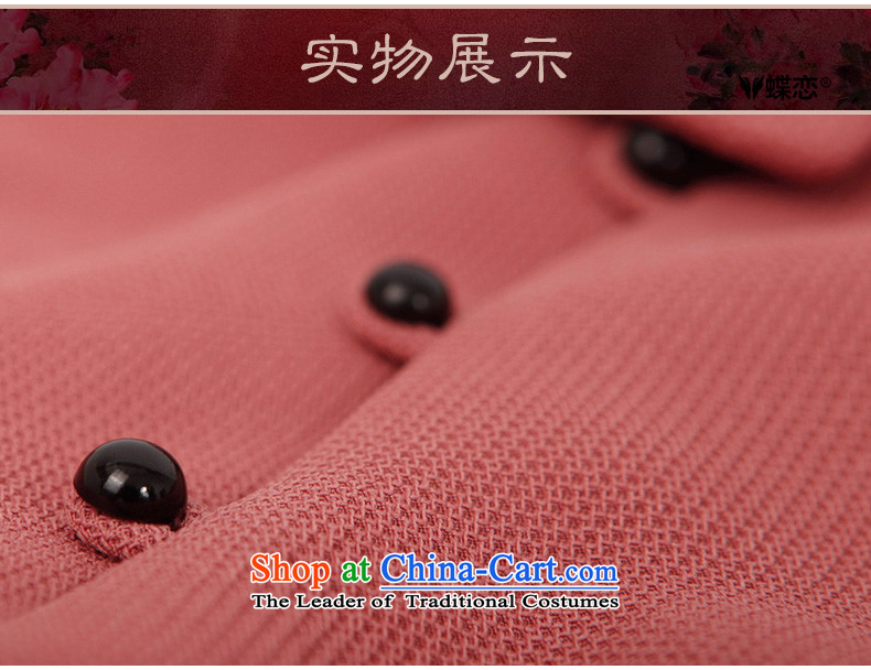 Butterfly Lovers 2015 Autumn new stylish pearl deduction, improved cheongsam dress daily Sau San long qipao 49107 orange  M picture, prices, brand platters! The elections are supplied in the national character of distribution, so action, buy now enjoy more preferential! As soon as possible.