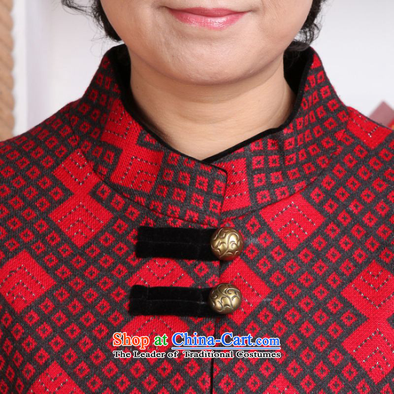 Shanghai, optimization options for older women Tang dynasty winter coats blouses Mock-neck Tang dynasty women wool? - 2 red jacket Tang XL, Shanghai, optimization options , , , shopping on the Internet
