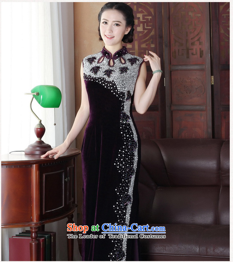 The cross-Sha Chau replace Ms. qipao improvement long long cheongsam dress retro new staple manually dress sense of elegance pearl Y3089 L picture, prices, brand platters! The elections are supplied in the national character of distribution, so action, buy now enjoy more preferential! As soon as possible.