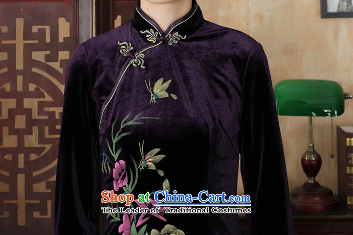 Ko Yo Overgrown Tomb Gigi Lai Tang Dynasty Ms. 2015 cheongsam dress and the Stretch Wool hand-painted flowers really 7/ TD0026 QIPAO TD0026 160/M image, prices, brand platters! The elections are supplied in the national character of distribution, so action, buy now enjoy more preferential! As soon as possible.