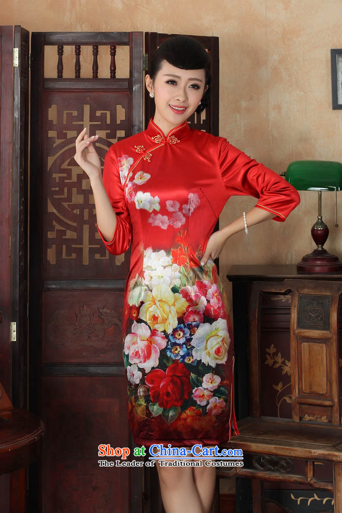 Ko Yo Overgrown Tomb spring and summer 2015 Gigi Lai New Sau San video thin cheongsam ethnic elegant 7 Cuff Kim scouring pads temperament cheongsam dress TD0033 Sau San TD0037 155/S picture, prices, brand platters! The elections are supplied in the national character of distribution, so action, buy now enjoy more preferential! As soon as possible.