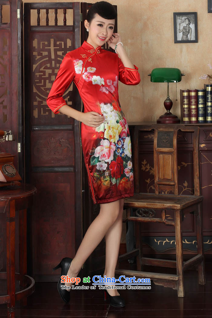 Ko Yo Overgrown Tomb spring and summer 2015 Gigi Lai New Sau San video thin cheongsam ethnic elegant 7 Cuff Kim scouring pads temperament cheongsam dress TD0033 Sau San TD0037 155/S picture, prices, brand platters! The elections are supplied in the national character of distribution, so action, buy now enjoy more preferential! As soon as possible.