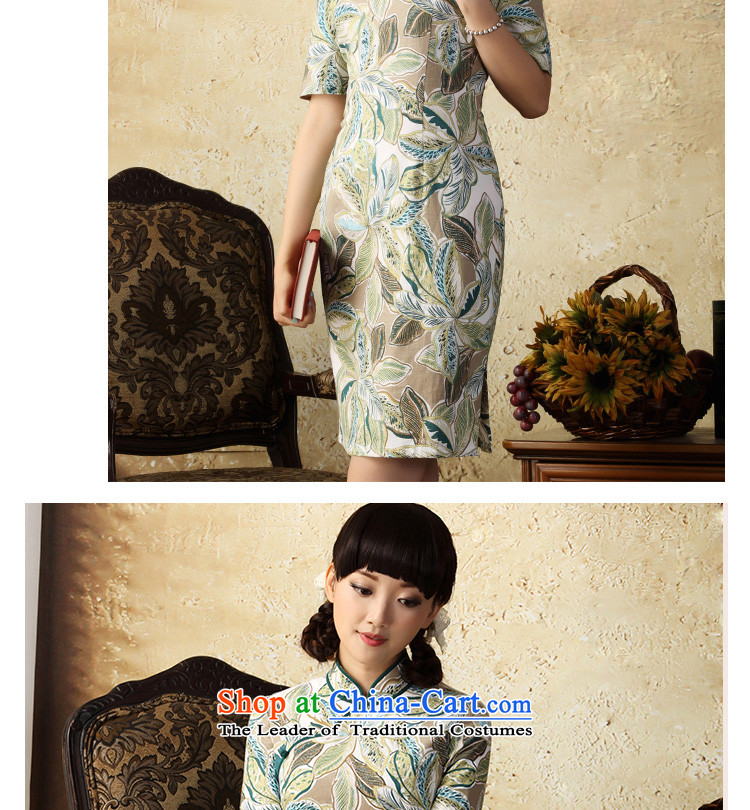 A Pinwheel Without Wind pointed out that the fall of linen Yat cheongsam dress autumn 2015 replacing improved stylish Sau San stamp cotton linen dresses suits the green XL Photo, prices, brand platters! The elections are supplied in the national character of distribution, so action, buy now enjoy more preferential! As soon as possible.