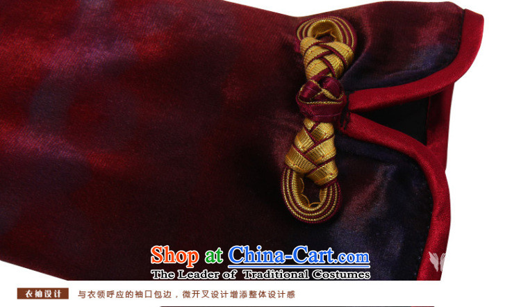 The Butterfly Lovers autumn 2015 new) cuff improved stylish cheongsam dress qipao daily velvet cheongsam 47004 Sau San figure - 10 days pre-sale S pictures, prices, brand platters! The elections are supplied in the national character of distribution, so action, buy now enjoy more preferential! As soon as possible.