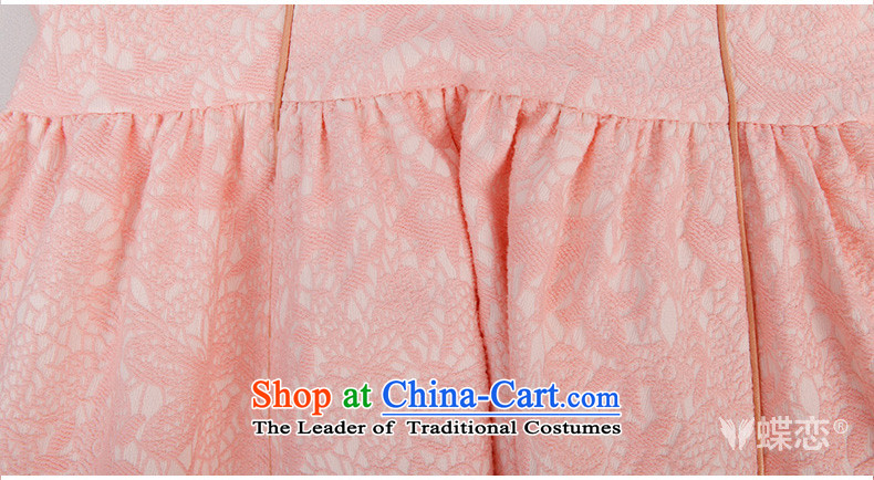 The Butterfly Lovers autumn 2015 new stylish improved bridesmaid skirt retro style qipao serving short of Qipao 48019 light pink L picture, prices, brand platters! The elections are supplied in the national character of distribution, so action, buy now enjoy more preferential! As soon as possible.