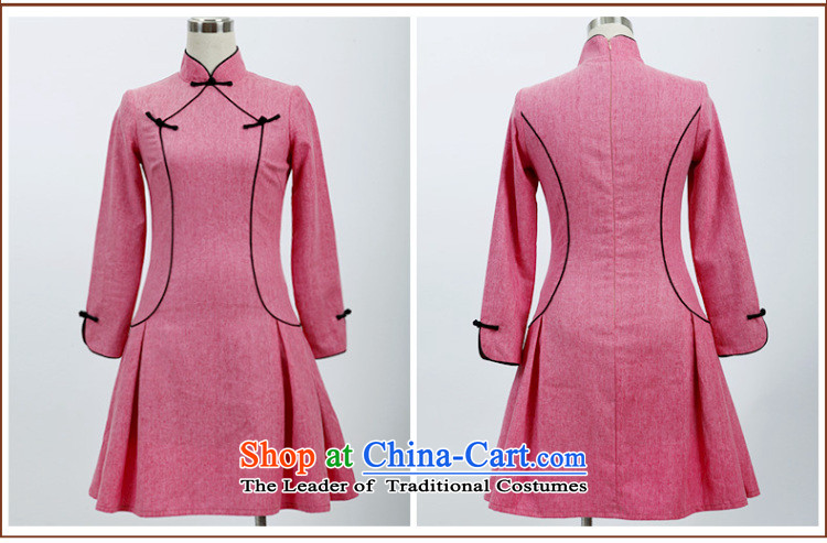The Butterfly Lovers autumn 2015 new stylish improved qipao gown bridesmaid skirt daily short of Qipao 48020 temperament peach L picture, prices, brand platters! The elections are supplied in the national character of distribution, so action, buy now enjoy more preferential! As soon as possible.