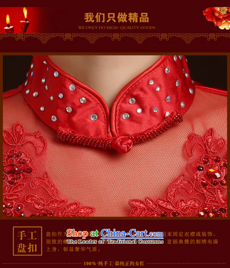 Beverly Ting bows Service Bridal Fashion the spring and summer of 2015, the new Marriage qipao short of qipao wedding dress RED M picture, prices, brand platters! The elections are supplied in the national character of distribution, so action, buy now enjoy more preferential! As soon as possible.