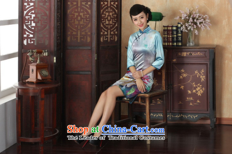 Mrs Ingrid Yeung economy Overgrown Tomb  for women 2014 New Tang Dynasty Chinese collar improved scouring pads lace qipao costumes, cuff figure S pictures cheongsam, prices, brand platters! The elections are supplied in the national character of distribution, so action, buy now enjoy more preferential! As soon as possible.