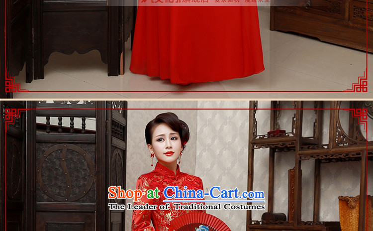 In the early 2015 new man cheongsam dress retro improved qipao Lace Embroidery Sau San bows cheongsam dress winter brides of thick XL code picture, prices, brand platters! The elections are supplied in the national character of distribution, so action, buy now enjoy more preferential! As soon as possible.