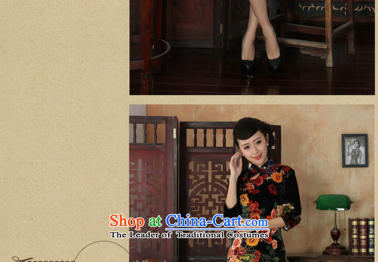 Dan smoke cheongsam dress Tang dynasty new, Choo Mock-neck improved Stretch Wool poster stylish Kim in Classic Sleeve length cheongsam figure XL Photo, prices, brand platters! The elections are supplied in the national character of distribution, so action, buy now enjoy more preferential! As soon as possible.