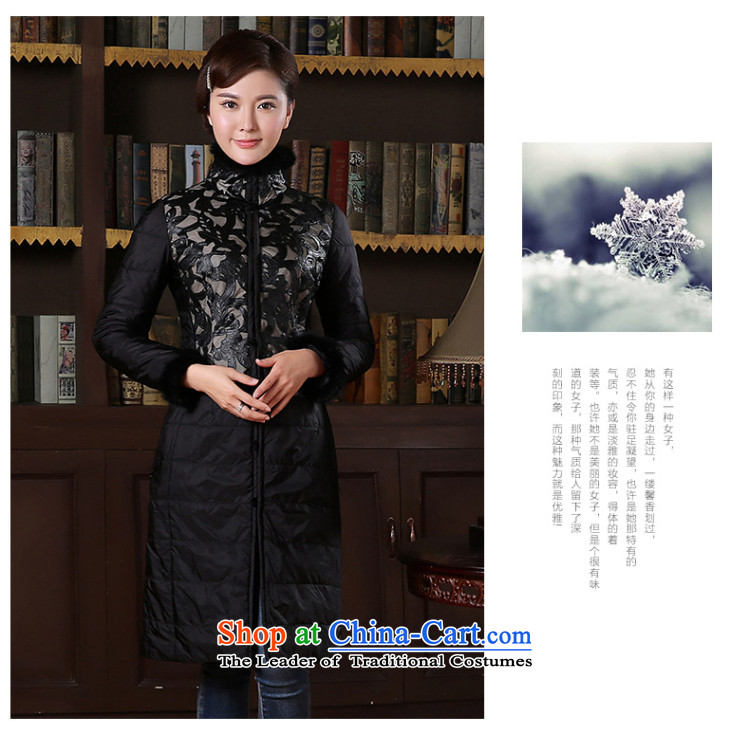 [Sau Kwun Tong] heard long winter coat 2014 winter clothing new gross for Tang Jacket coat TC41020 female black XXL picture, prices, brand platters! The elections are supplied in the national character of distribution, so action, buy now enjoy more preferential! As soon as possible.