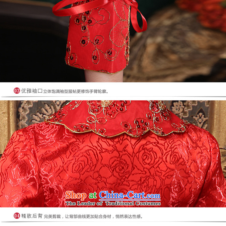 The privilege of serving-leung 2015 new autumn and winter red Chinese bride wedding dress wedding dress long-sleeved qipao bows services for long winter dress 7XL picture, prices, brand platters! The elections are supplied in the national character of distribution, so action, buy now enjoy more preferential! As soon as possible.