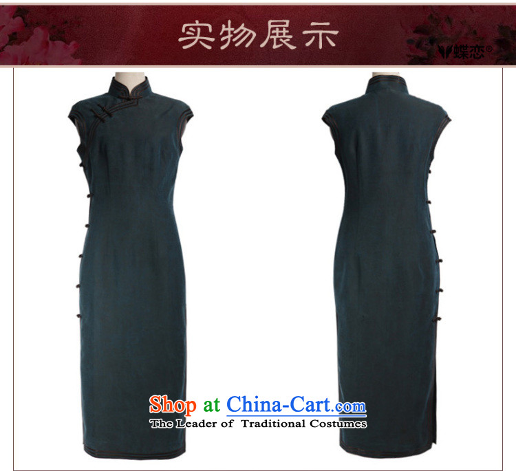 The Butterfly Lovers 2015 Summer new full silk incense cloud long qipao daily by the improved retro qipao 49130 Figure 15 days out of the XL Photo, prices, brand platters! The elections are supplied in the national character of distribution, so action, buy now enjoy more preferential! As soon as possible.