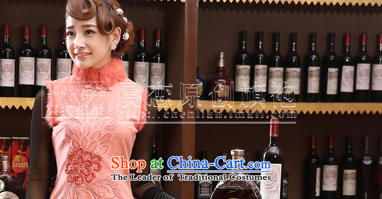 Land 2014 New Morning autumn and winter qipao Stylish retro cheongsam dress daily improved annual wool skirt short, Red? 155/S picture, prices, brand platters! The elections are supplied in the national character of distribution, so action, buy now enjoy more preferential! As soon as possible.