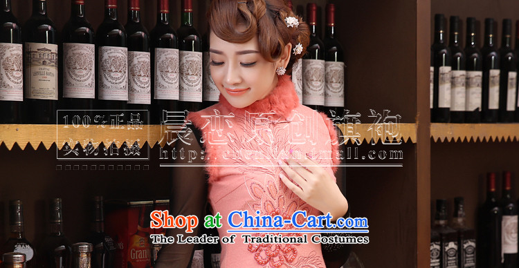 Land 2014 New Morning autumn and winter qipao Stylish retro cheongsam dress daily improved annual wool skirt short, Red? 155/S picture, prices, brand platters! The elections are supplied in the national character of distribution, so action, buy now enjoy more preferential! As soon as possible.