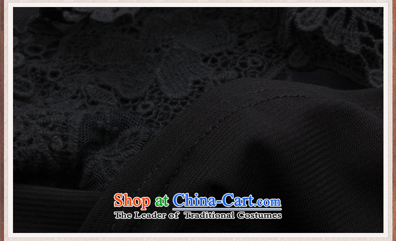 Counters genuine autumn 2014 new stylish look elegant embroidery improvements Sau San lace temperament with 7 Cuff CHIU Sau San video thin black skirt S picture, prices, brand platters! The elections are supplied in the national character of distribution, so action, buy now enjoy more preferential! As soon as possible.