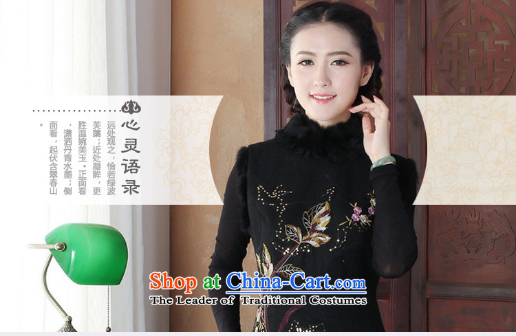 The cross-sa water Sable Hair for 2015 New winter clothing retro style qipao thick a Embroidery Apron new vest qipao Y3165D XL Photo, prices, brand platters! The elections are supplied in the national character of distribution, so action, buy now enjoy more preferential! As soon as possible.