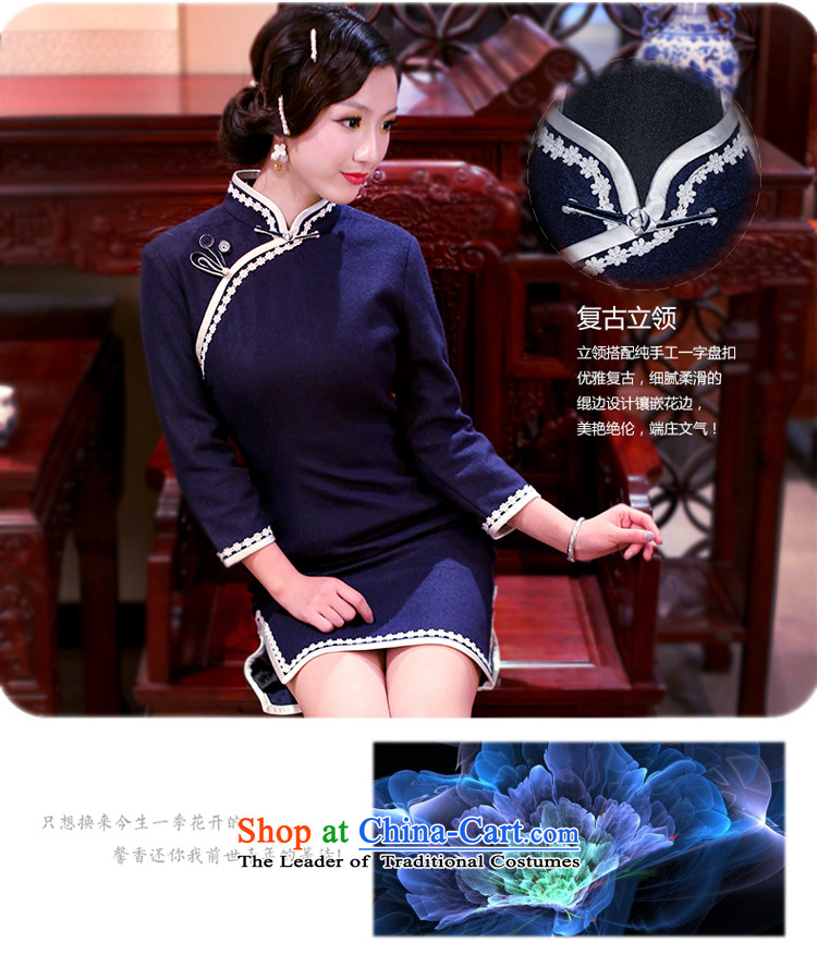After a day of wind spring 2015 new republic of korea retro female qipao improved day-to-day long-sleeved cheongsam dress 4102 4102 Green M picture, prices, brand platters! The elections are supplied in the national character of distribution, so action, buy now enjoy more preferential! As soon as possible.
