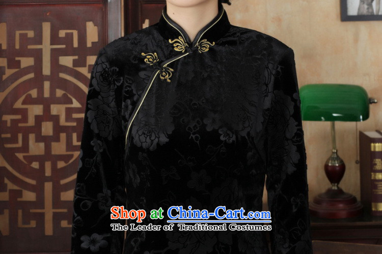 In the new kit, Solid Color Chinese elastic Kim long wool collar manually Tang Dynasty Sau San qipao detained dresses Blue M picture, prices, brand platters! The elections are supplied in the national character of distribution, so action, buy now enjoy more preferential! As soon as possible.