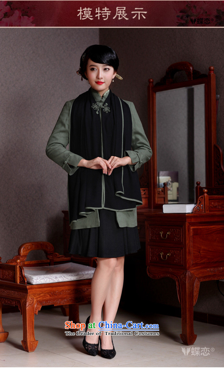 Butterfly Lovers 2015 Autumn New) China wind jacket, Ms. Tang blouses improvements in stylish long coat ice-lamp-yuk terrace M picture, prices, brand platters! The elections are supplied in the national character of distribution, so action, buy now enjoy more preferential! As soon as possible.