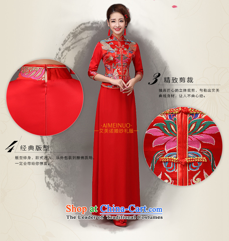 The HIV qipao 2015 Spring, marriages red bows to the dragon embroidery cheongsam services 7 Cuff Chinese Dress Q0037 retro XXL picture, prices, brand platters! The elections are supplied in the national character of distribution, so action, buy now enjoy more preferential! As soon as possible.