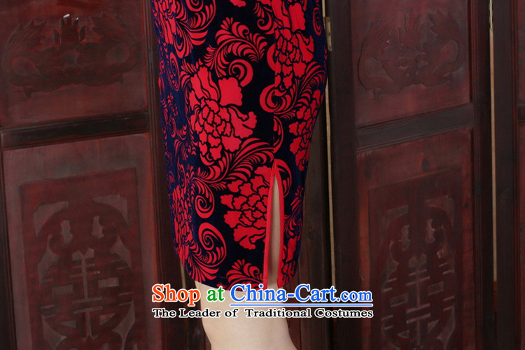 In accordance with the Love In Tang Dynasty Women cheongsam dress autumn new ethnic Chinese improved Kim collar is pressed scouring pads Sau San 7 cuff qipao safflower M picture, prices, brand platters! The elections are supplied in the national character of distribution, so action, buy now enjoy more preferential! As soon as possible.
