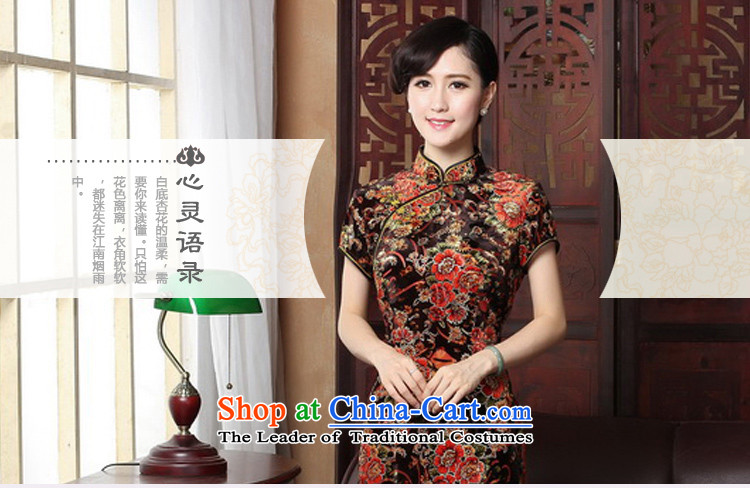 The cross-sa cheongsam dress with stylish retro improvement of autumn female improved cheongsam dress with older qipao mother Y3118B 3XL picture, prices, brand platters! The elections are supplied in the national character of distribution, so action, buy now enjoy more preferential! As soon as possible.