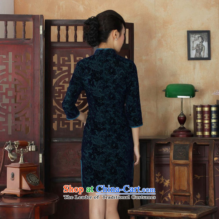 You can install the latest Autumn, green for women Tang Gown cheongsam dress is pressed to collar ethnic Kim scouring pads Sau San 7 cuff qipao better Red  2XL Photo, prices, brand platters! The elections are supplied in the national character of distribution, so action, buy now enjoy more preferential! As soon as possible.
