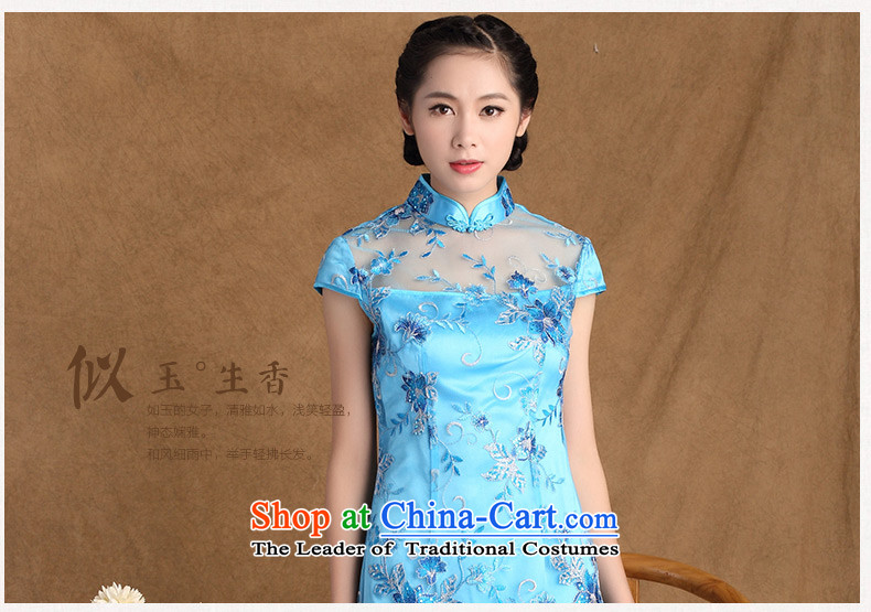 The cross-sa to Mr NGAN 2015 Summer new women's fine lace Stylish retro elegant qipao qipao improved skirt Y3133B M picture, prices, brand platters! The elections are supplied in the national character of distribution, so action, buy now enjoy more preferential! As soon as possible.