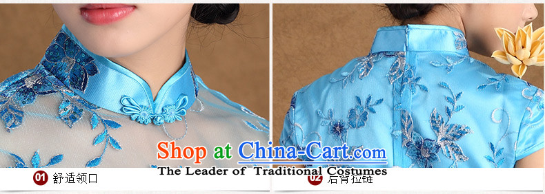 The cross-sa to Mr NGAN 2015 Summer new women's fine lace Stylish retro elegant qipao qipao improved skirt Y3133B M picture, prices, brand platters! The elections are supplied in the national character of distribution, so action, buy now enjoy more preferential! As soon as possible.