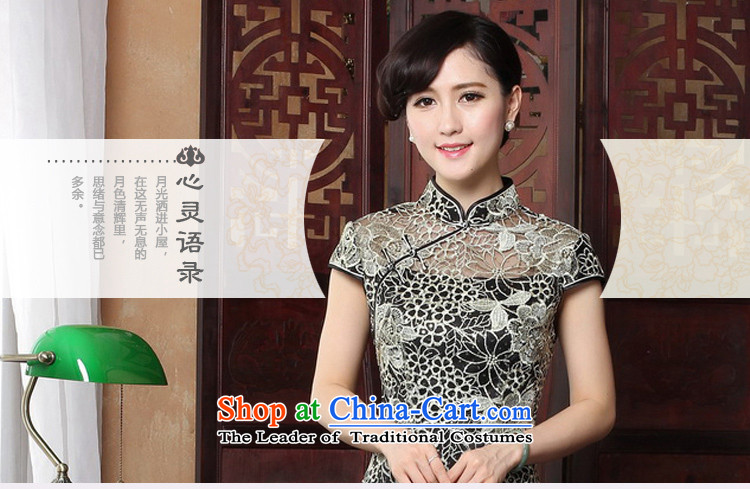 The cross-sa privacy yarn new 2015 short-sleeved Chinese qipao retro-to-day video thin lace Sau San improved cheongsam dress Y3156B L picture, prices, brand platters! The elections are supplied in the national character of distribution, so action, buy now enjoy more preferential! As soon as possible.