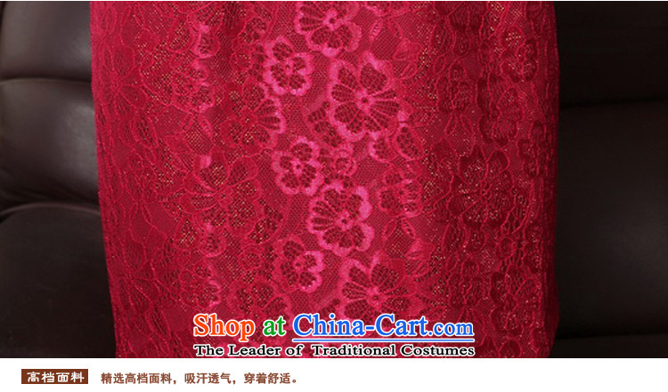 The cheer her spring outfits lace qipao V-Neck 7 Cuff Red Dress cheongsam dress dresses evening drink service Y3171B L picture, prices, brand platters! The elections are supplied in the national character of distribution, so action, buy now enjoy more preferential! As soon as possible.
