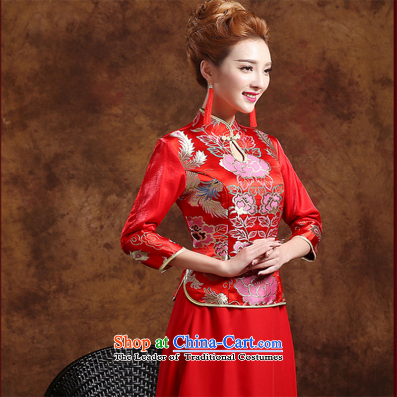 The Republika Srpska divas qipao bows services fall 2015 stylish red bride long qipao bows services serving the marriage of Chinese bride bows bows services red XXL( qipao Red straight-line up with elegant), the Republika Srpska (pnessa divas) , , , shopp