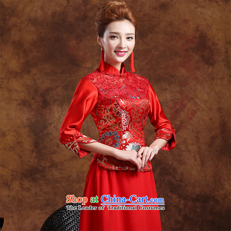 The Republika Srpska divas qipao bows services fall 2015 stylish red bride long qipao bows services serving the marriage of Chinese bride bows bows to red after a qipao Republika Srpska divas (pnessa) , , , shopping on the Internet
