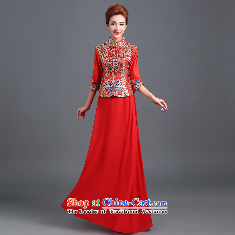 The Republika Srpska divas qipao bows services fall 2015 stylish red bride long qipao bows services serving the marriage of Chinese bride bows bows service M CHINESE CHEONGSAM QIPAO) Republika Srpska retro divas (pnessa) , , , shopping on the Internet
