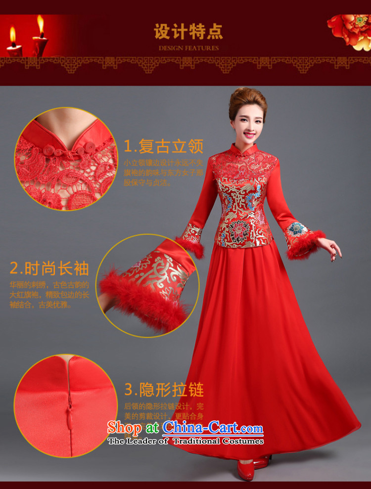 The Republika Srpska divas qipao bows services 2015 autumn and winter new stylish red bride long qipao bows services serving the marriage of Chinese bride bows bows services red s qipao picture, prices, brand platters! The elections are supplied in the national character of distribution, so action, buy now enjoy more preferential! As soon as possible.