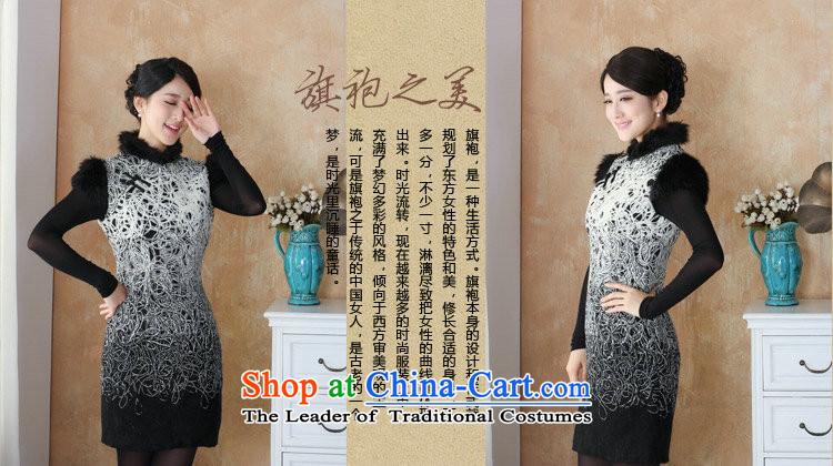 Spend the winter new qipao figure female Tang dynasty qipao lace composite rough edges Mock-neck stamp cheongsam dress suit -10 3XL picture, prices, brand platters! The elections are supplied in the national character of distribution, so action, buy now enjoy more preferential! As soon as possible.