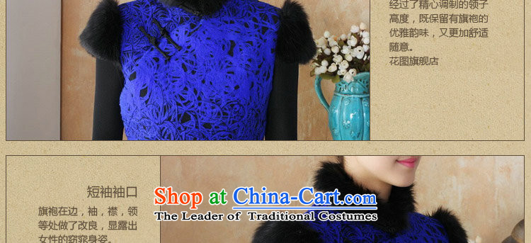 Spend the winter new qipao figure female Tang dynasty qipao lace composite rough edges Mock-neck stamp cheongsam dress suit -10 3XL picture, prices, brand platters! The elections are supplied in the national character of distribution, so action, buy now enjoy more preferential! As soon as possible.