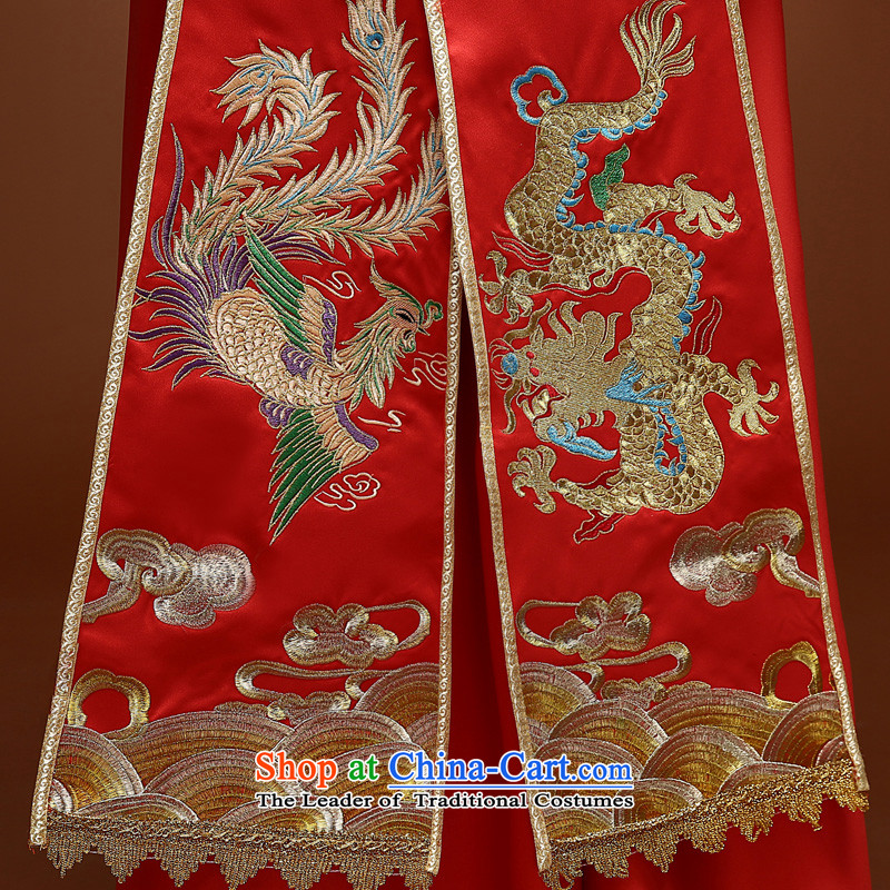 The privilege of serving-leung 2015 New Chinese wedding dress bride wedding dress bows and Miss Cyd Wo Service Longfeng cheongsam dress red 2XL, use the privilege of serving-leung , , , shopping on the Internet