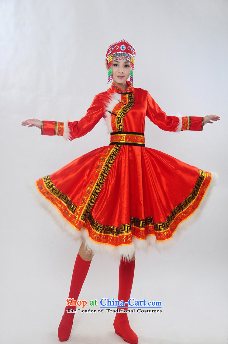 Double-122014 genuine new Mongolia will unveil Mongolian folk dances of women of ethnic minorities costumes dance HXYM-0028 services red S picture, prices, brand platters! The elections are supplied in the national character of distribution, so action, buy now enjoy more preferential! As soon as possible.
