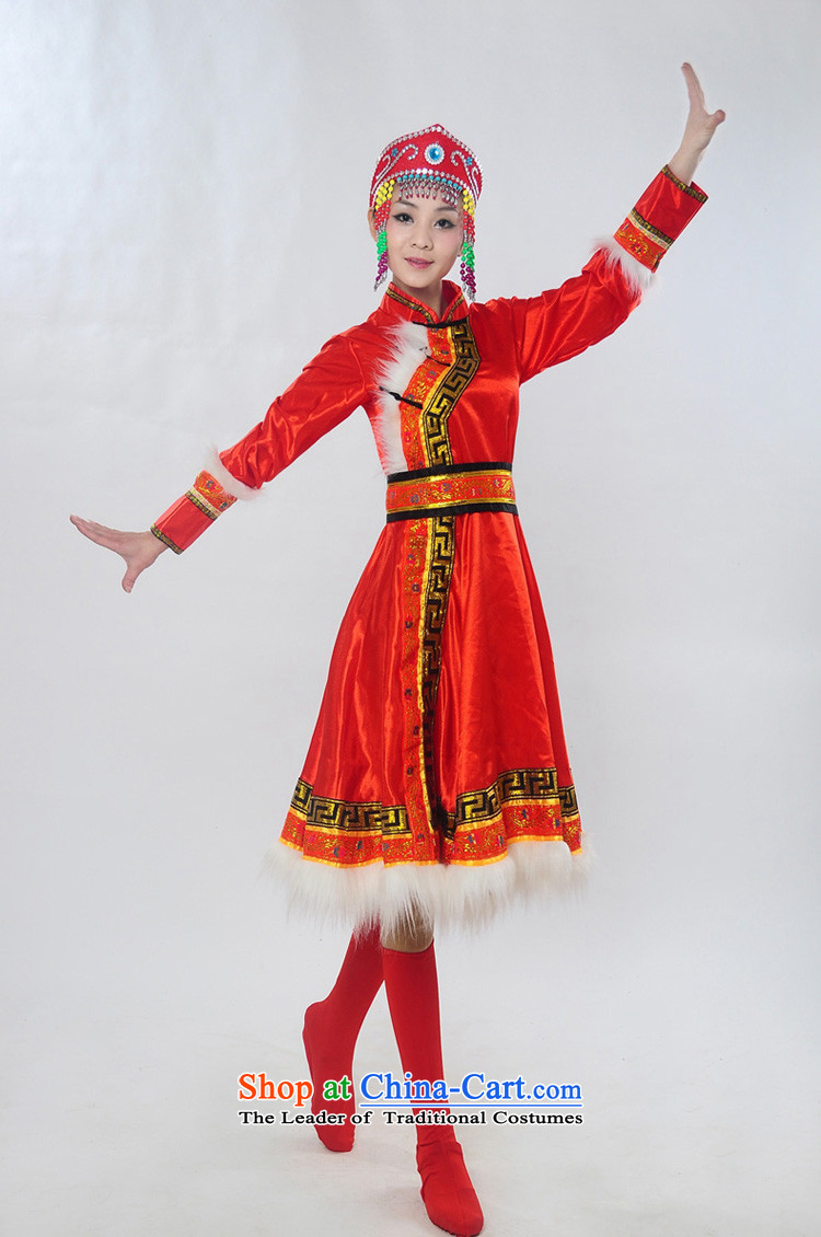 Double-122014 genuine new Mongolia will unveil Mongolian folk dances of women of ethnic minorities costumes dance HXYM-0028 services red S picture, prices, brand platters! The elections are supplied in the national character of distribution, so action, buy now enjoy more preferential! As soon as possible.