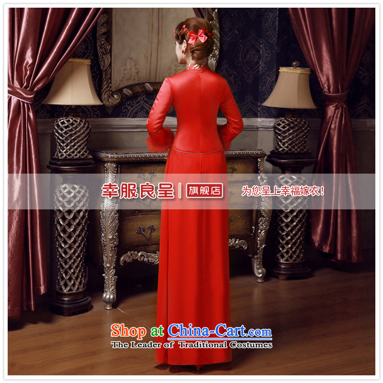 The privilege of serving-leung 2015 Spring Summer Wedding Dress Chinese long-sleeved bows Service Bridal Red Red 2XL pictures, qipao price, brand platters! The elections are supplied in the national character of distribution, so action, buy now enjoy more preferential! As soon as possible.